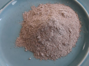 Pictured above is finger millet or red millet flour