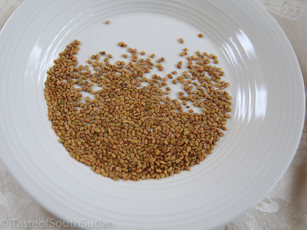 Pictured above are fenugreek seeds